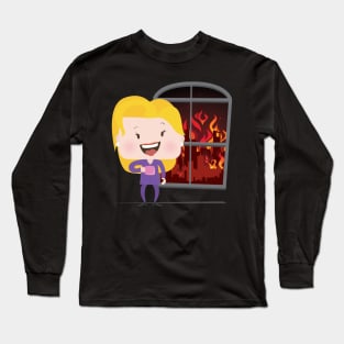 Let's Watch the World Burn Long Sleeve T-Shirt